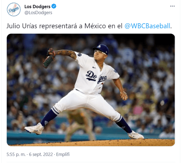Dodgers News: Julio Urías Grateful For 'Incredible Opportunity' With Team  Mexico In 2023 WBC