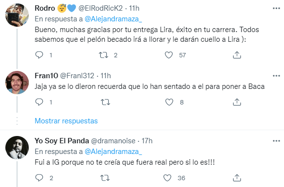 Afición habla de la foto de Lira en Twitter.