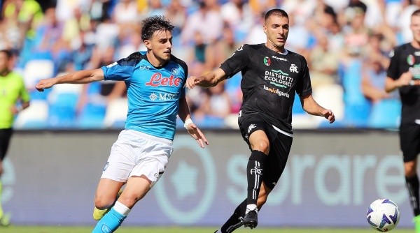 Napoli no pudo dañar a Spezia hasta el final de partido (Getty Images)