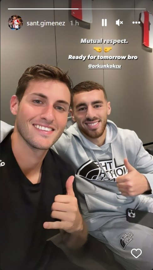 La publicación de Santi en su cuenta de Instagram. Créditos: @sant.gimenez