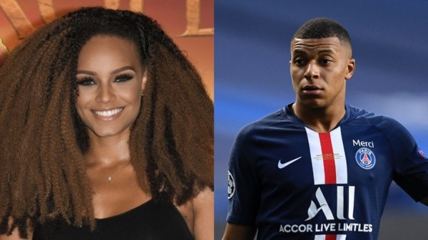 Alicia Aylies y Kylian Mbappé (Getty Images)