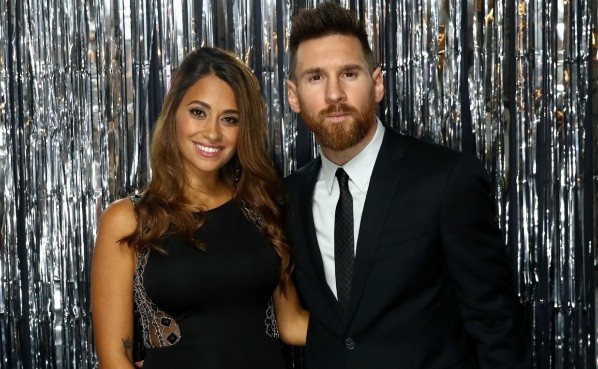Antonela Roccuzzo y Lionel Messi (Getty Images)