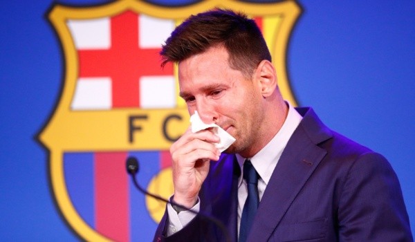Lionel Messi en Barcelona: Getty