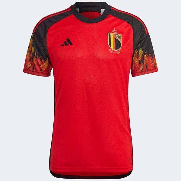 Camiseta titular de Bélgica para Qatar 2022 (Adidas)