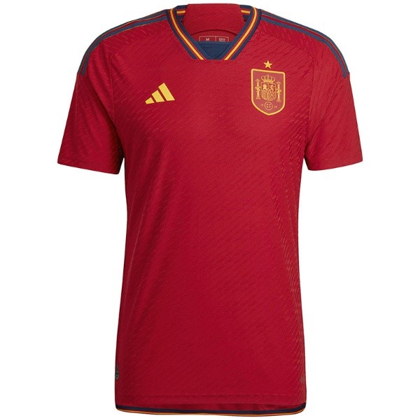 Camiseta titular de España para Qatar 2022 (Adidas)