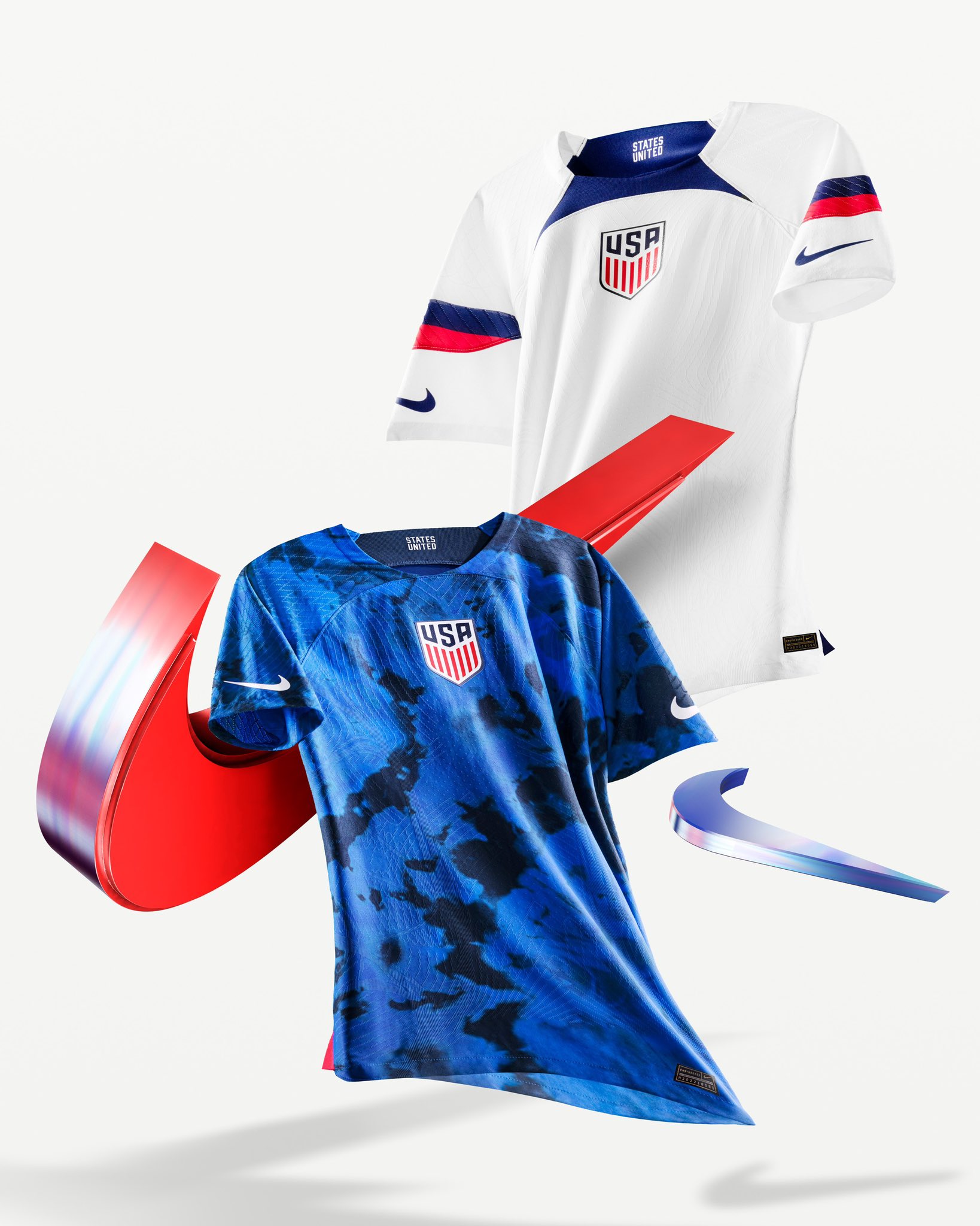 Camisetas de Estados Unidos para Qatar 2022.