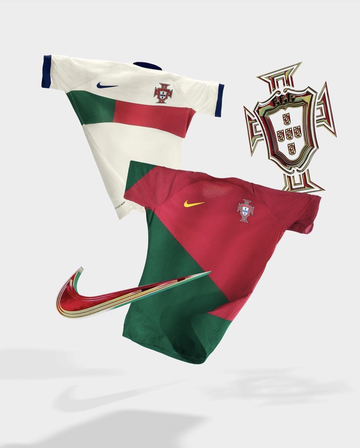 Camiseta titular y alternativa de Portugal para el Mundial de Qatar 2022