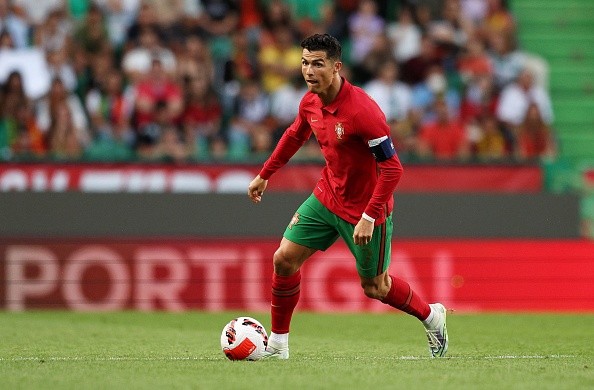 CR7 con Portugal. Getty.