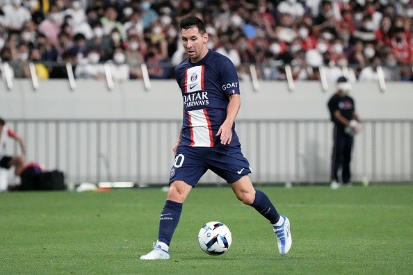 Messi con PSG. Getty.