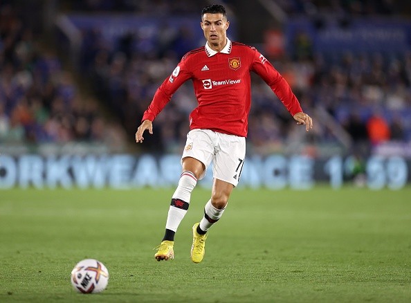 CR7 con Manchester United. Getty.