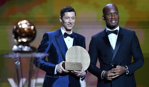 Robert Lewandowski en el Balón de Oro 2021: Getty