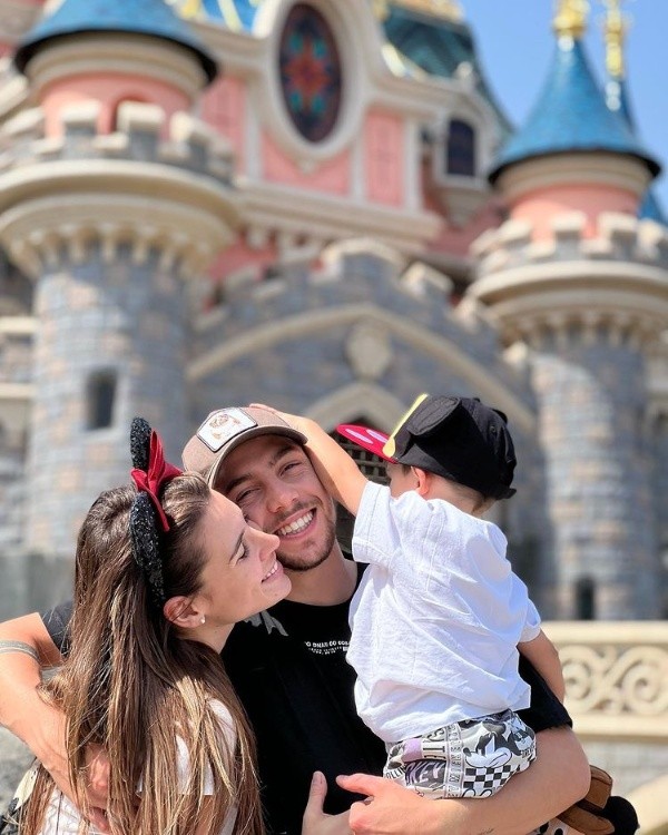 Valverde, Mina Bonino y su hijo Benicio (Instagram @fedevalverde)
