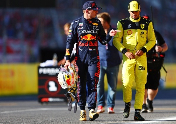 Carlos Sainz y Max Verstappen (Getty Images)