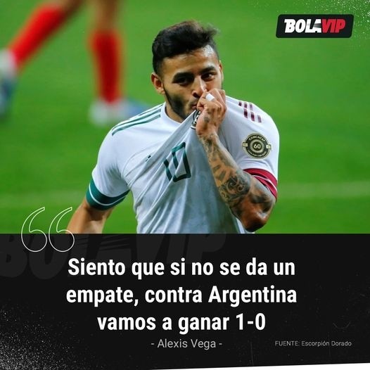 Declaración de Alexis Vega sobre el México vs. Argentina (Bolavip)