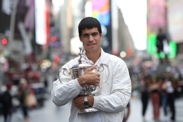 Carlos Alcaraz conquistó el US Open 2022 y se convirtió en el número uno del ranking (Foto: Getty Images)