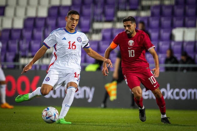 La Roja no pudo ante Qatar | Foto: Imago Images 