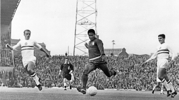 La Pantera fue una de las grandes figuras y el goleador en el Mundial de Inglaterra 1966 (Getty Images)