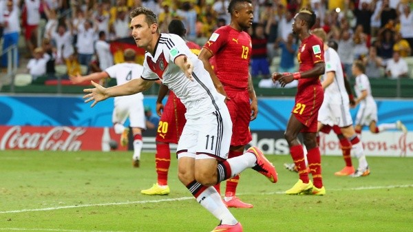 En Brasil 2014, Miroslav Klose se convirtió en el máximo goleador de la historia de los Mundiales (Getty Images)