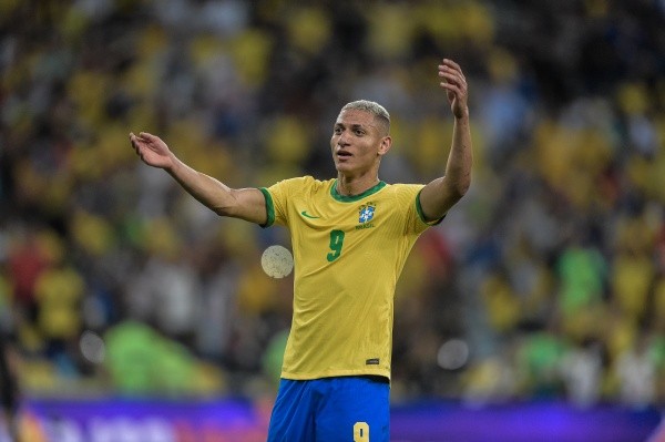 Agif/Thiago Ribeiro - Richarlison marcou novamente na Seleção Brasileira