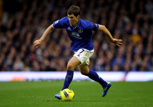 Diniyar Bilyaletdinov en Everton. Getty.