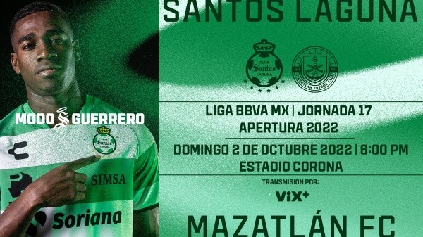 Precios y dónde comprar boletos para Santos Laguna vs. Mazatlán por el  Apertura 2022 de la Liga MX