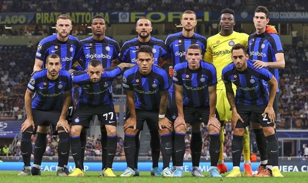Inter en formación. Getty.
