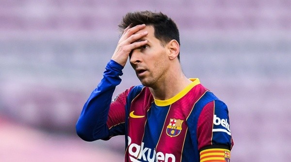 Messi, en la parte final de su etapa con Barcelona (Getty Images)
