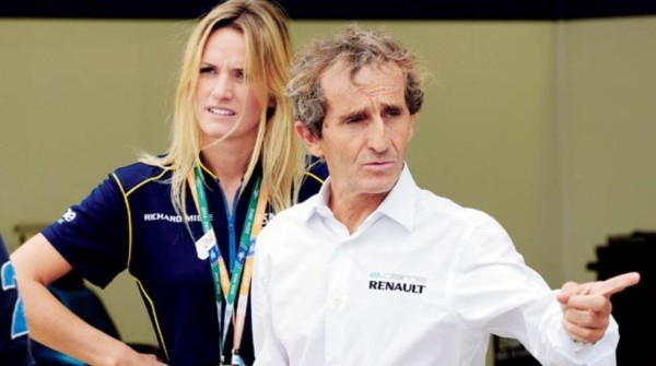 Alain Prost y Anne Marie se conocieron cuando ella tenía apenas 15 años (Getty Images)