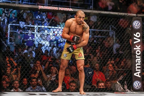 Aldo se aposentou do MMA em setembro. 
    Créditos: Alexandre Schneider/Getty Images