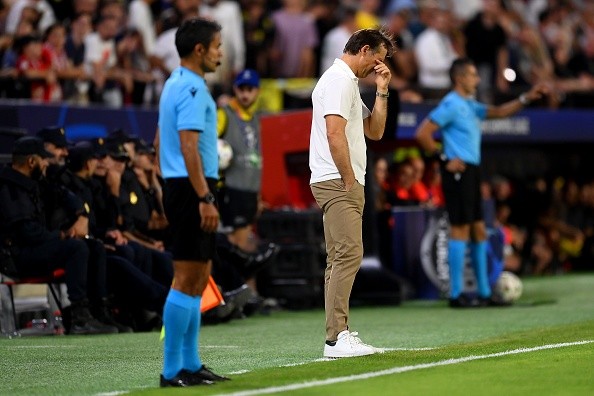 La tristeza de Lopetegui era evidente. Getty.