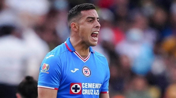 Ciudad de Mexico, 18 de septiembre de 2022. Ramiro Funes Mori, durante el partido de la jornada 15 del torneo Apertura 2022 de la Liga BBVA MX, entre los Pumas de la UNAM y la Máquina Celeste del Cruz Azul, celebrado en el estadio Olímpico Universitario. Foto: Imago7/ Rafael Vadillo