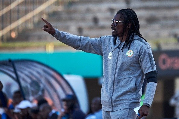 Cissé en dirección de Senegal. Getty.