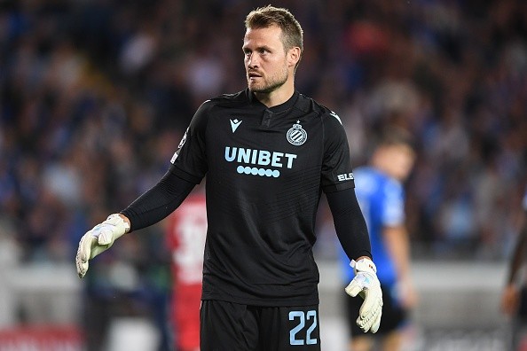 Mignolet, arquero de Brujas. Getty.