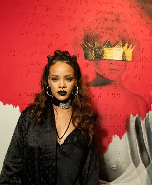 Rihanna presentó el álbum Anti en 2016 (Getty).
