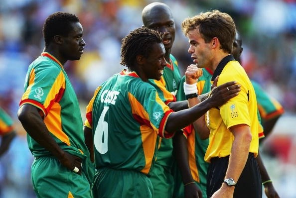 Cissé como capitán de Senegal. Getty.