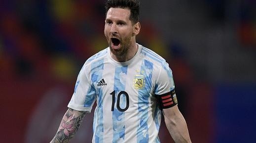 Juan Mabromata - Pool/Getty Images - Messi vive boa fase na Argentina