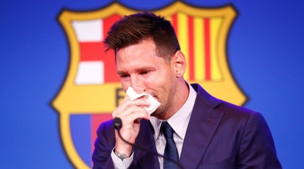 Un año después de la salida de Suárez, Messi también se fue de Barcelona (Getty Images)