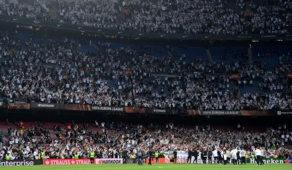 Eintracht, &#039;local&#039; en el Camp Nou: Getty