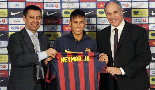 Presentación de Neymar en Barcelona: Getty 