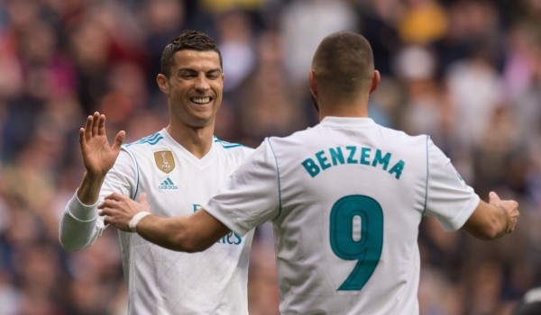 Cristiano Ronaldo y Karim Benzema: Getty