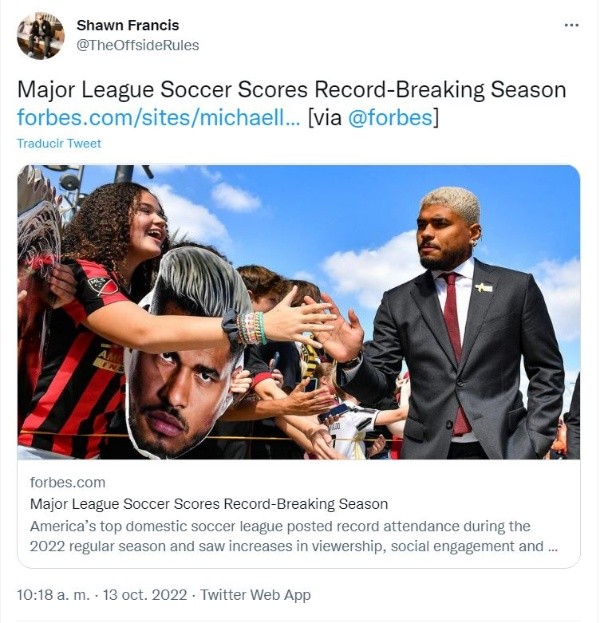 Major League Soccer Scores Record-Breaking Season
