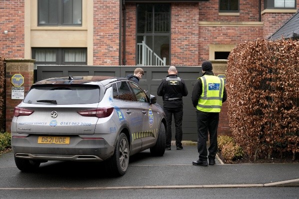 Policia en casa de Greenwood (Getty)
