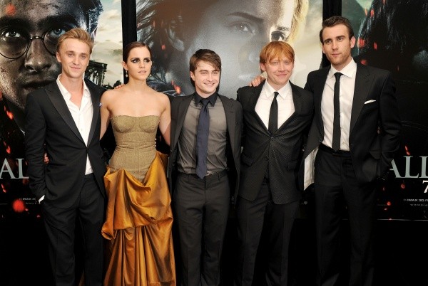 Tom Felton y Emma Watson compartieron el reparto de Harry Potter (Getty).
