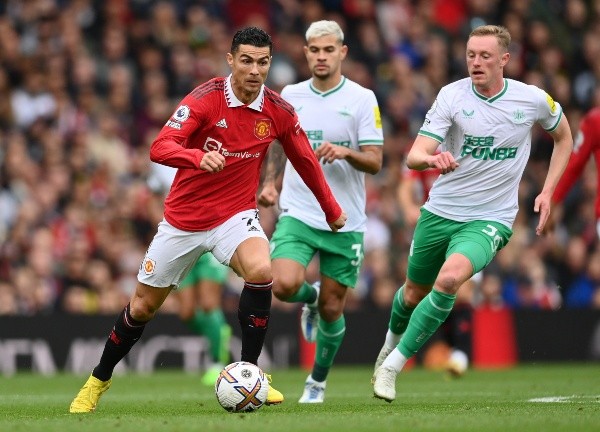 Cristiano Ronaldo viene de ser titular en el empate de Manchester United ante Newcastle (Foto: Getty Images)