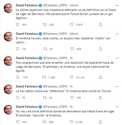 Foto: TW / David Faitelson.