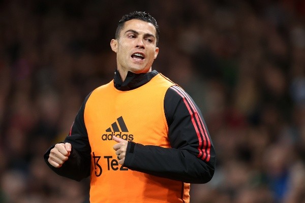 Cristiano Ronaldo se fue de la cancha antes del final del partido de Manchester United ante Tottenham (Foto: Getty Images)