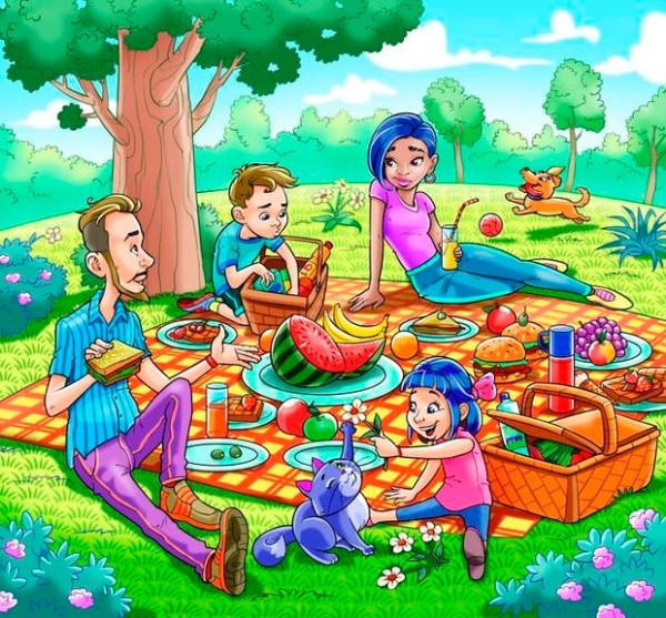 Descubre el helado que está OCULTO en la escena del día de campo