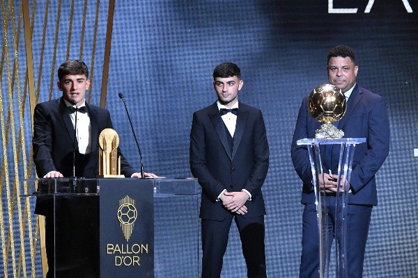 Gavi y Perdi en el Balon de Oro (Getty)