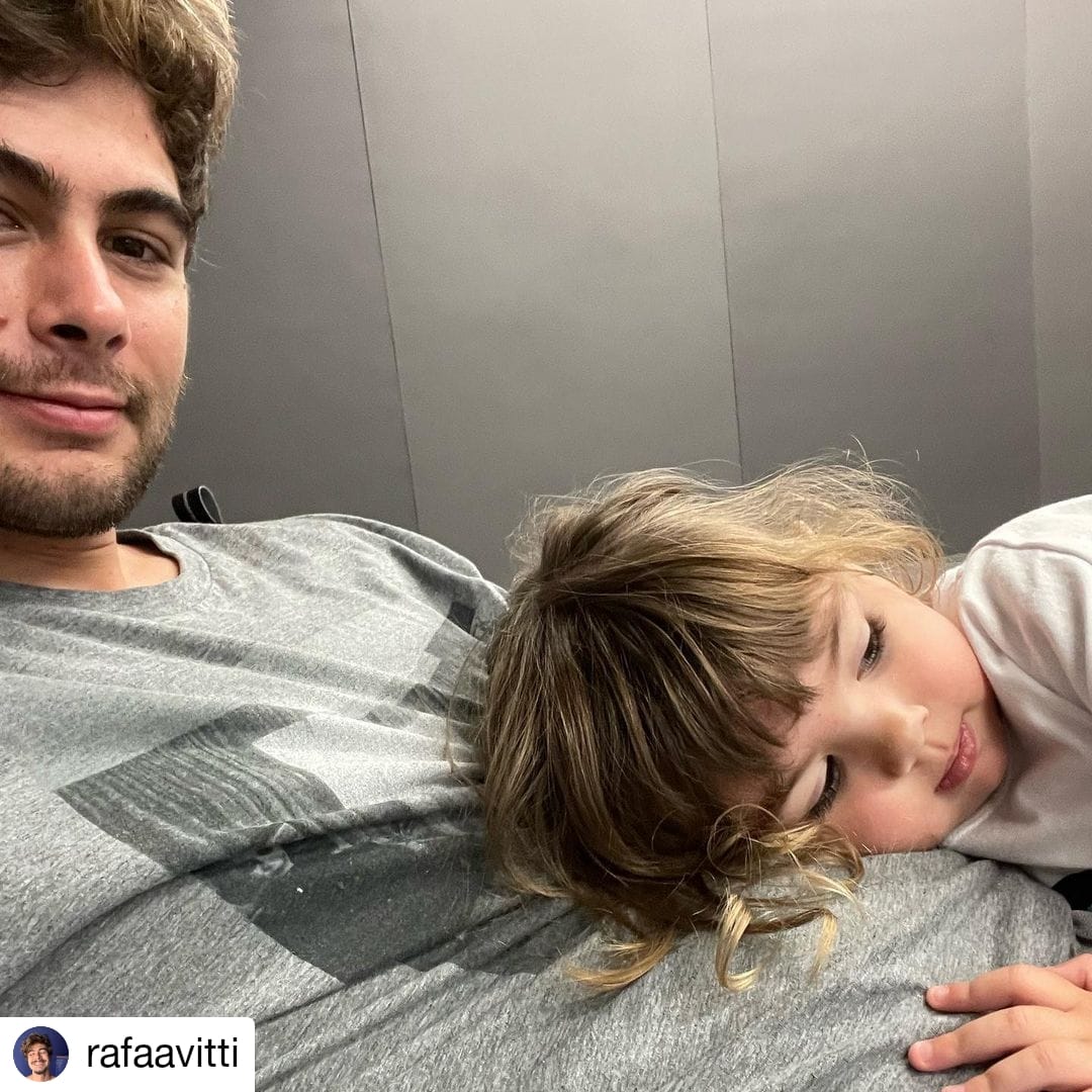Rafael Vitti celebra aniversário de 3 anos da filha. Imagem: Reprodução: Instagram oficial do ator.