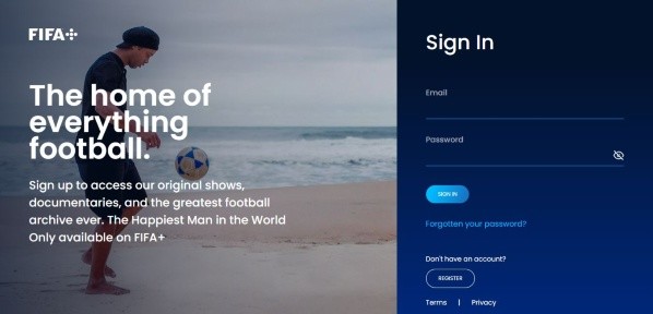 Log in FIFA.com